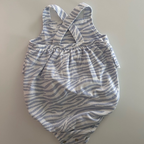 12 month old Carter’s Zebra Print Romper - Picture 2 of 4